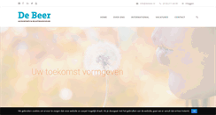 Desktop Screenshot of debeer.nl